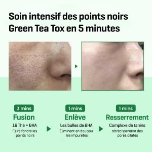 BYE BYE BLACKHEAD 30 DAYS MIRACLE GREEN TEA TOX BUBBLE CLEANSER 120G