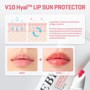 V10 HYAL LIP SUN PROTECTOR ROSY 7ML