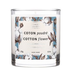 PANIER DES SENS Bougie parfumée cire végétale Parfum Coton Poudré 275G