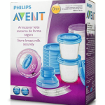 Philips Avent Gobelets de conservation du lait maternel réutilisables 0 mois + 180 ml x10